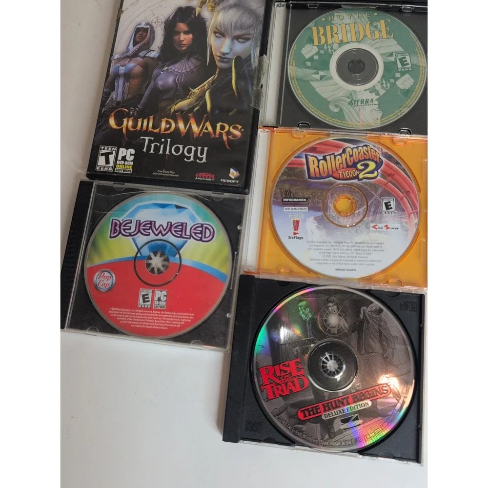 Mixed Lot Of 15 PC Computer Games Final Fantasy XI Star Wars Assassin's Creed